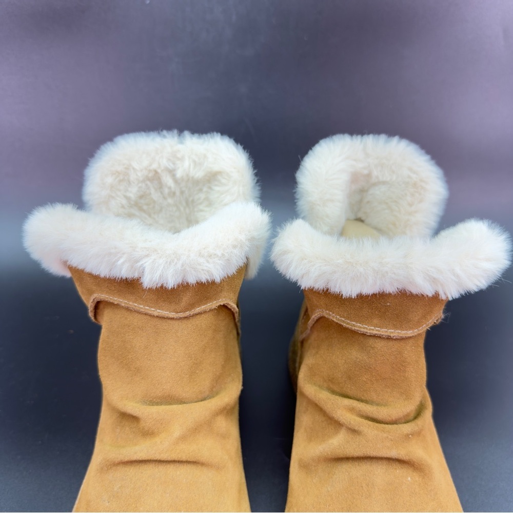 Taos Footwear Faux Fur Lined Suede Booties - Picture 7 of 11